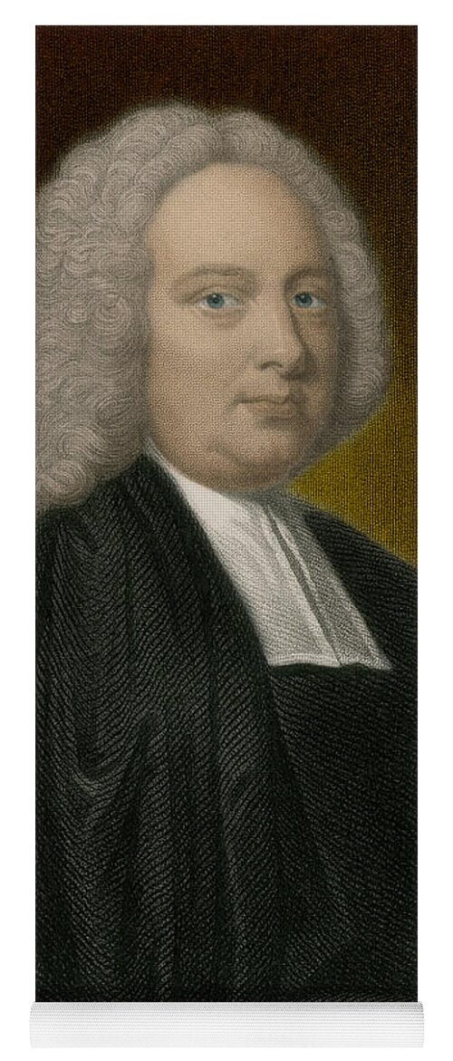 1700s Yoga Mat featuring the photograph James Bradley, English Astronomer #1 by Science Source