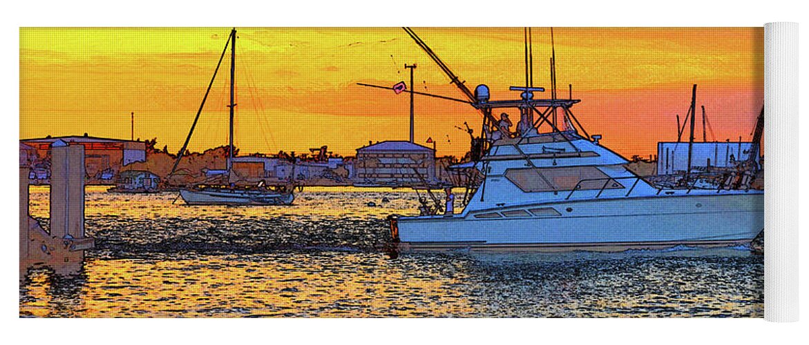  Yoga Mat featuring the photograph 57- Sunset Cruise by Joseph Keane