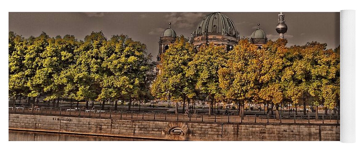 Europe Yoga Mat featuring the photograph Berlin Cathedral ... by Juergen Weiss