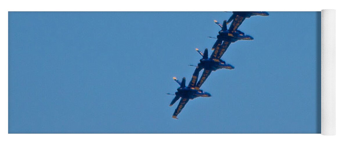  Blue Angels Yoga Mat featuring the photograph Blue Angels 15 by Mark Dodd