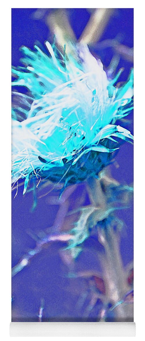 Weeds Yoga Mat featuring the photograph Bright Accident by Julie Lueders 