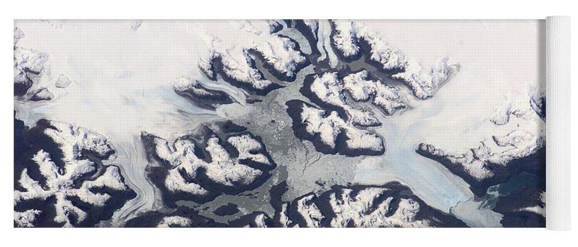 Bruggen Glacier Yoga Mat featuring the photograph Bruggen Glacier, Chile by Nasa