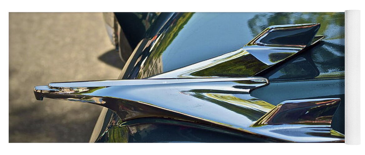 Classic Car Yoga Mat featuring the photograph Chevrolet Bird by Gwyn Newcombe