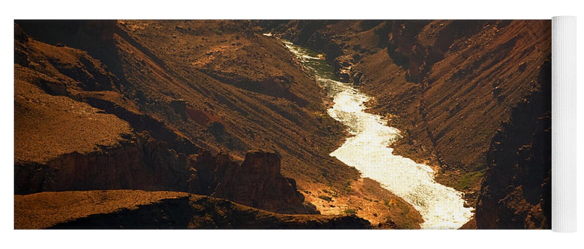 Colorado River Yoga Mat featuring the photograph Colorado River Rapids by Julie Niemela