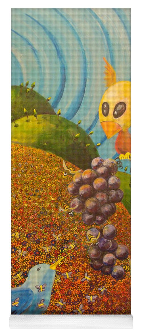Creation Yoga Mat featuring the painting Creation by Mindy Huntress