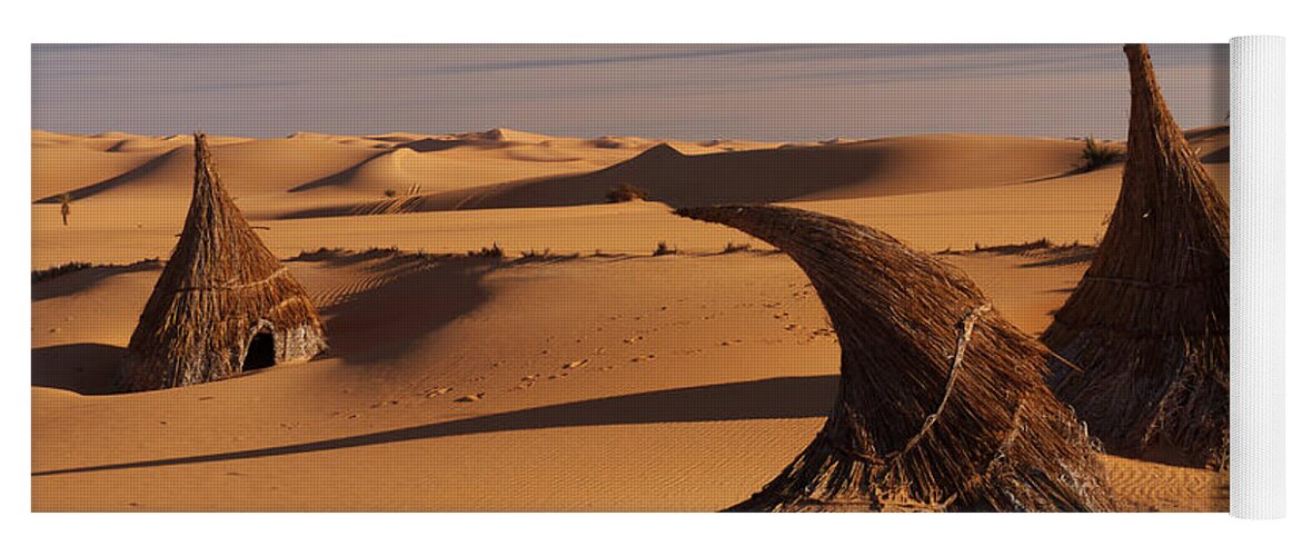 Desert Yoga Mat featuring the photograph Desert luxury by Ivan Slosar