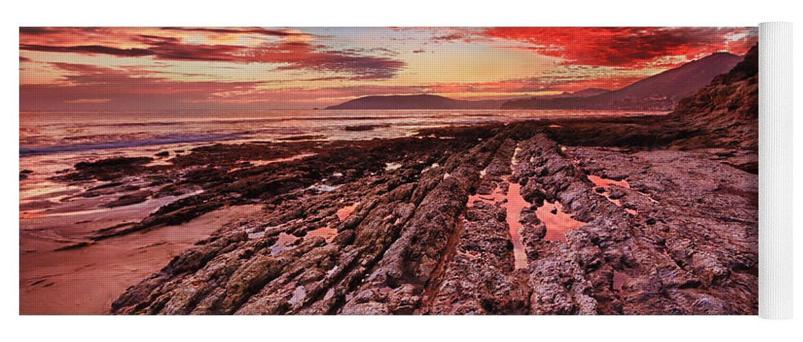Shell Beach Yoga Mat featuring the photograph Eternal by Beth Sargent