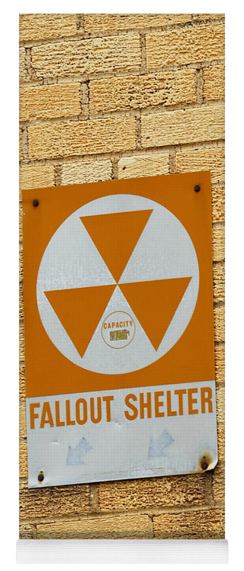 Fallout Shelter Yoga Mat featuring the photograph Fallout Shelter by Nikki Smith