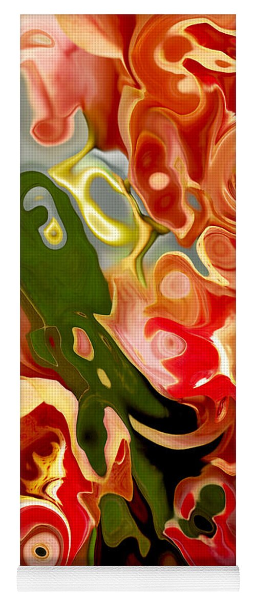 Flower Yoga Mat featuring the photograph Flowers in Abstraction by JoAnn Lense