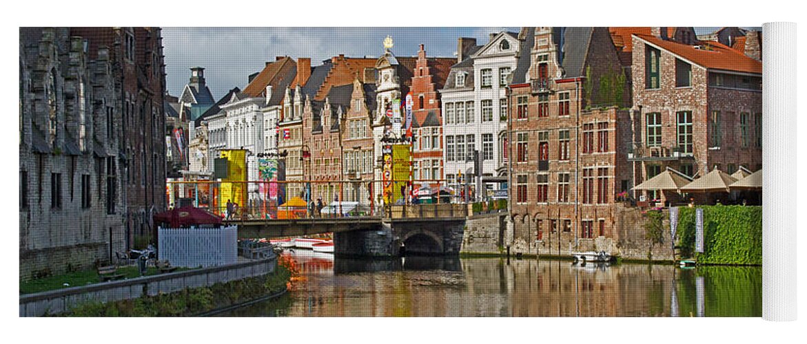 Europe Yoga Mat featuring the photograph Ghent Belgium by David Freuthal
