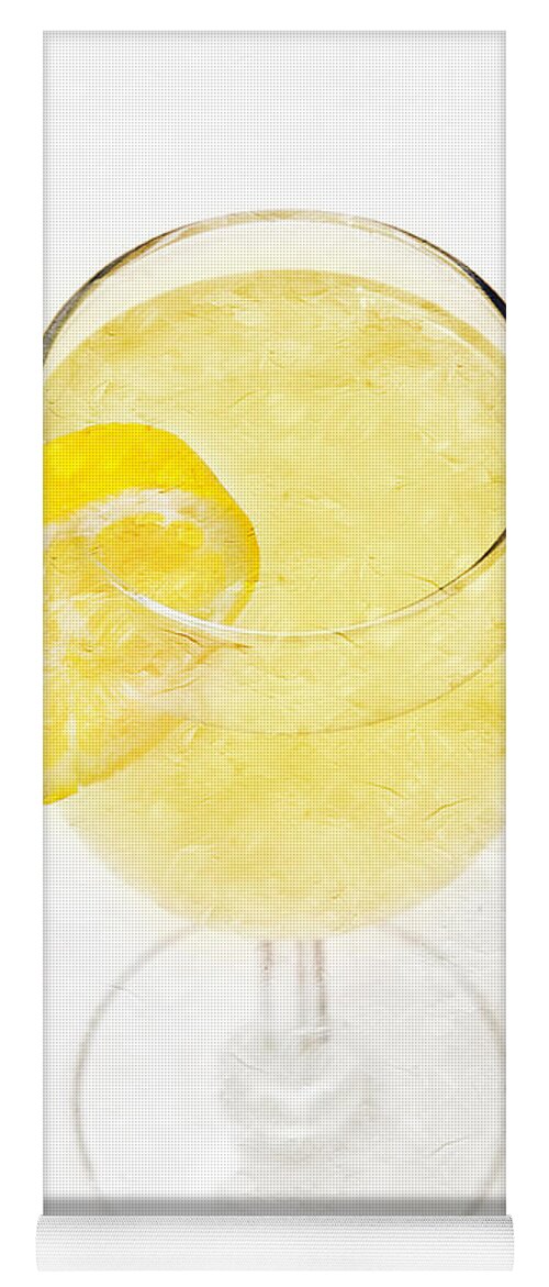 Glass-of-lemonade Yoga Mat featuring the photograph Glass of Lemonade by Andee Design
