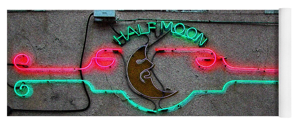 Moon Yoga Mat featuring the photograph Half Moon Bar New Orleans by Kathleen K Parker