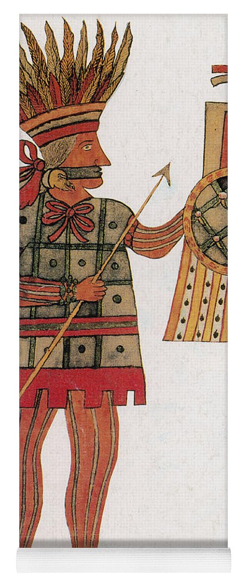 History Yoga Mat featuring the photograph Huitzilopochtli, Aztec God Of War by Photo Researchers