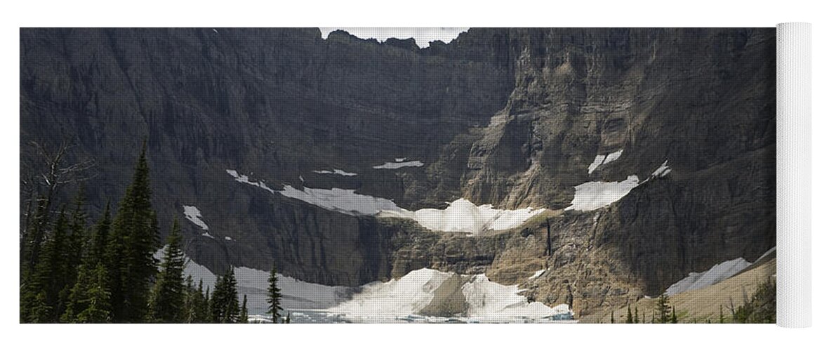 00439320 Yoga Mat featuring the photograph Iceberg Lake And Melting Many Glacier by Sebastian Kennerknecht