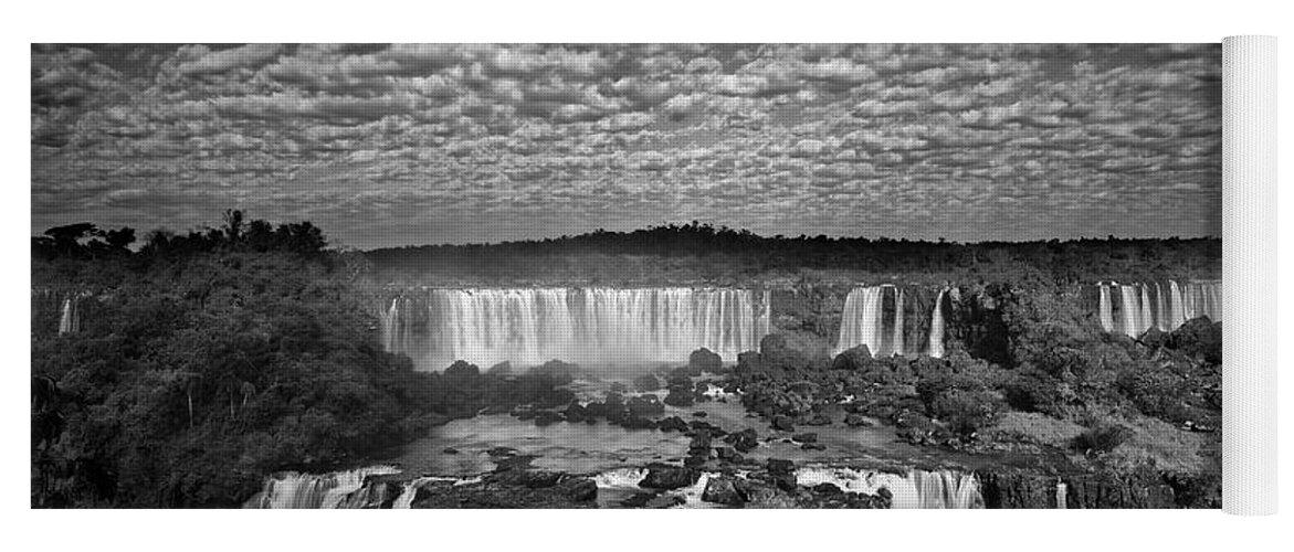 Water Photography Yoga Mat featuring the photograph Iguacu Falls by Keith Kapple