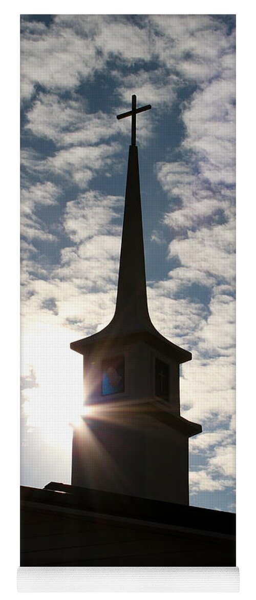 Steeple Yoga Mat featuring the photograph Light by Kume Bryant