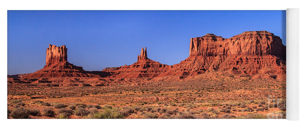 Monument Valley Yoga Mat featuring the photograph Mounment Valley by Robert Bales