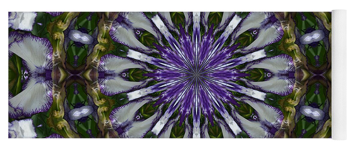 Abstract Yoga Mat featuring the photograph Orchids by Paulina Roybal