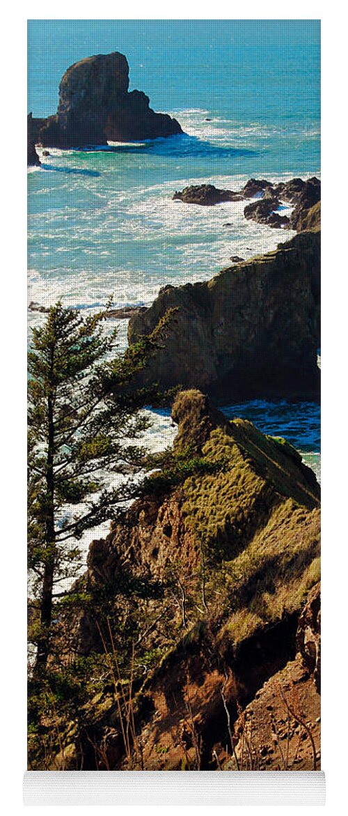 Beaches Yoga Mat featuring the photograph Oregon Coast by Athena Mckinzie