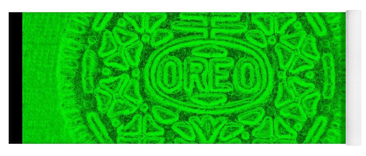 Oreo Yoga Mat featuring the photograph OREO in GREEN by Rob Hans