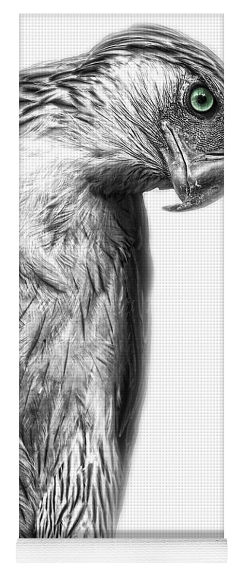 Yhun Suarez Yoga Mat featuring the photograph Philippine Eagle by Yhun Suarez