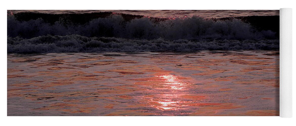 Pink Yoga Mat featuring the photograph Pink Rise by Kim Galluzzo