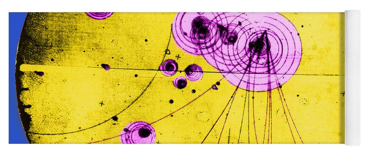 History Yoga Mat featuring the photograph Proton-photon Collision by Omikron