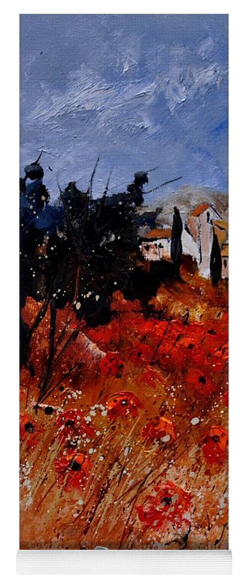 Landscape Yoga Mat featuring the painting Provence 561111 by Pol Ledent