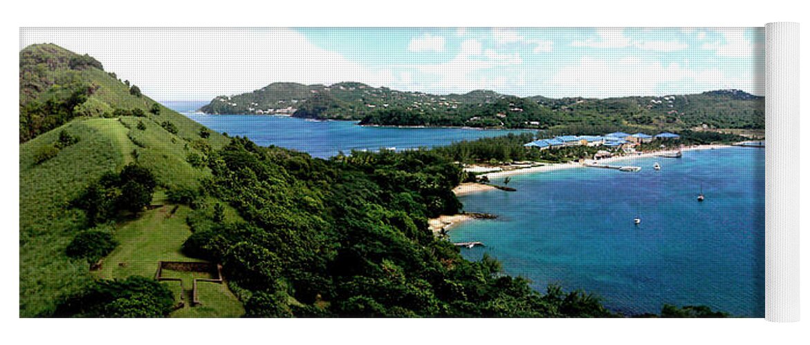 Rodney Bay Yoga Mat featuring the photograph Rodney Bay St. Lucia by Duane McCullough