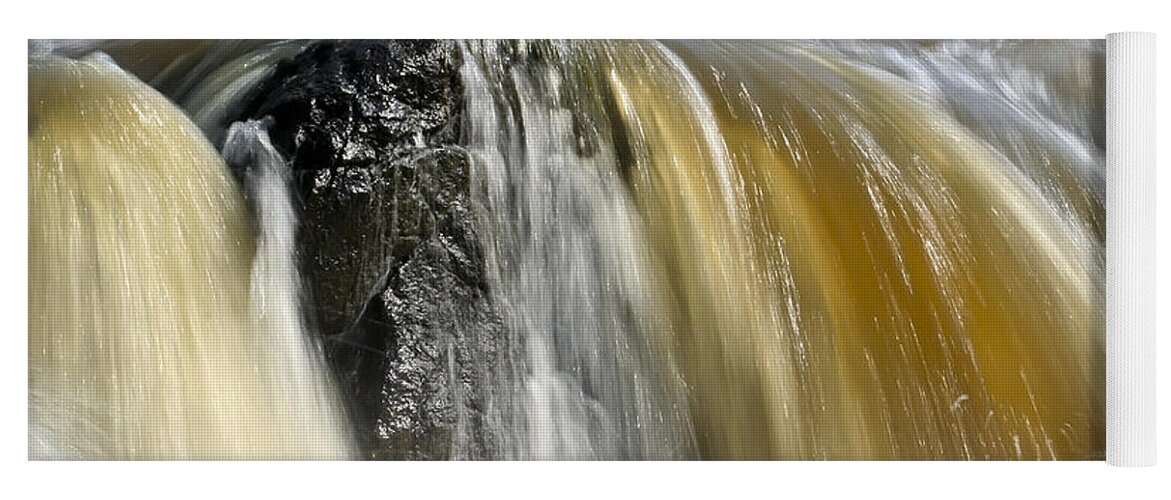 Rapids Yoga Mat featuring the photograph Silky Waters by Teresa Zieba