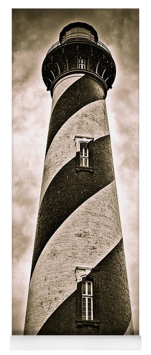 Lighthouse Yoga Mat featuring the photograph St Augustine Lighthouse by Bill Howard