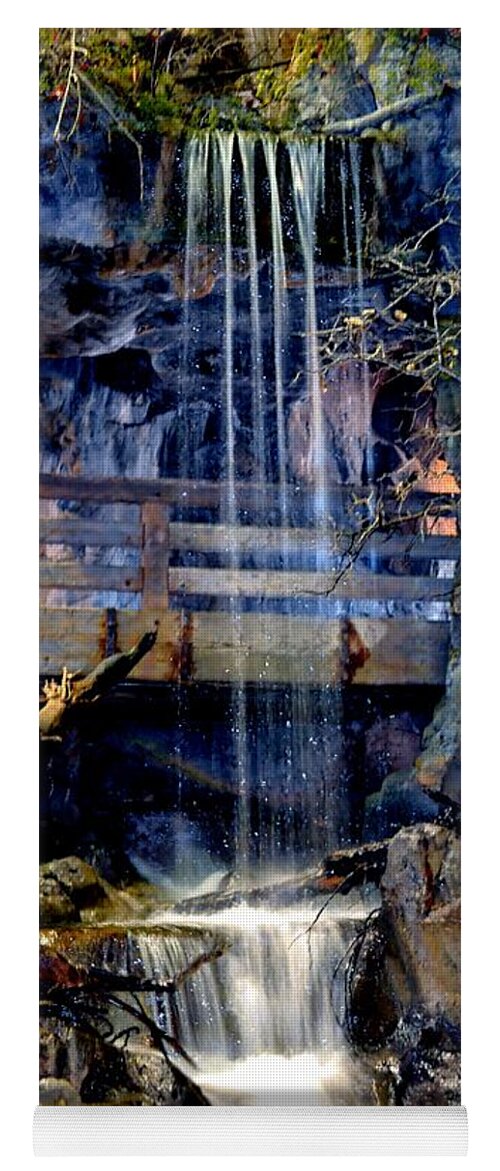 Waterfall Yoga Mat featuring the photograph The Falls by Deena Stoddard