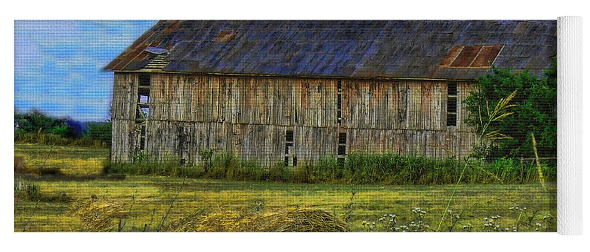 Barn Yoga Mat featuring the photograph The Old Barn by Ericamaxine Price