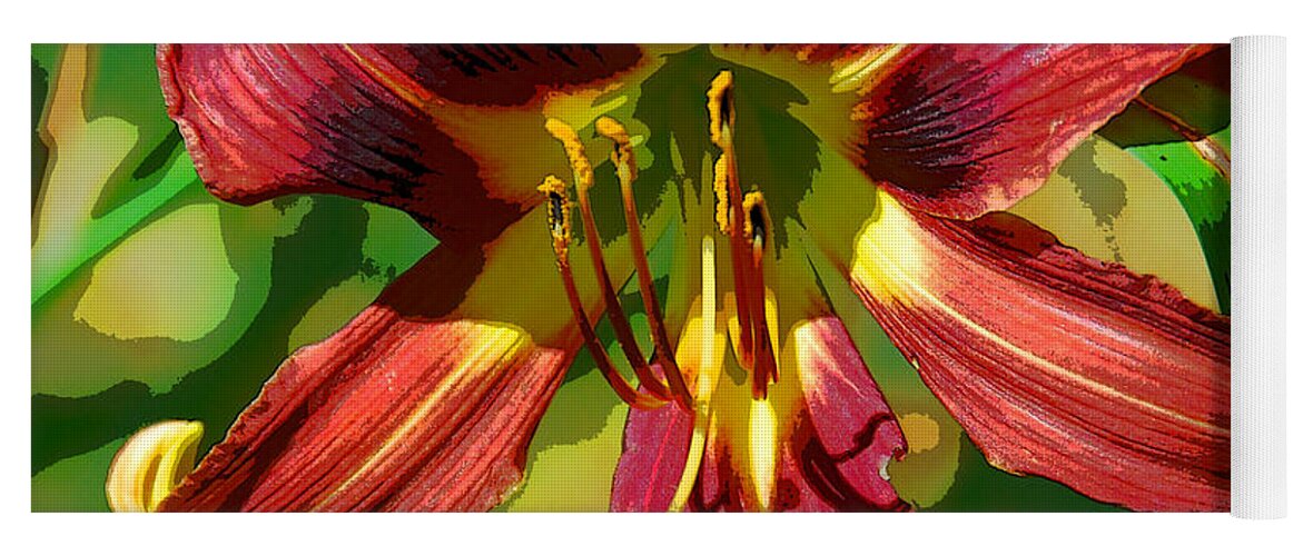 Flower Yoga Mat featuring the photograph Tiger Lily by Cindy Manero