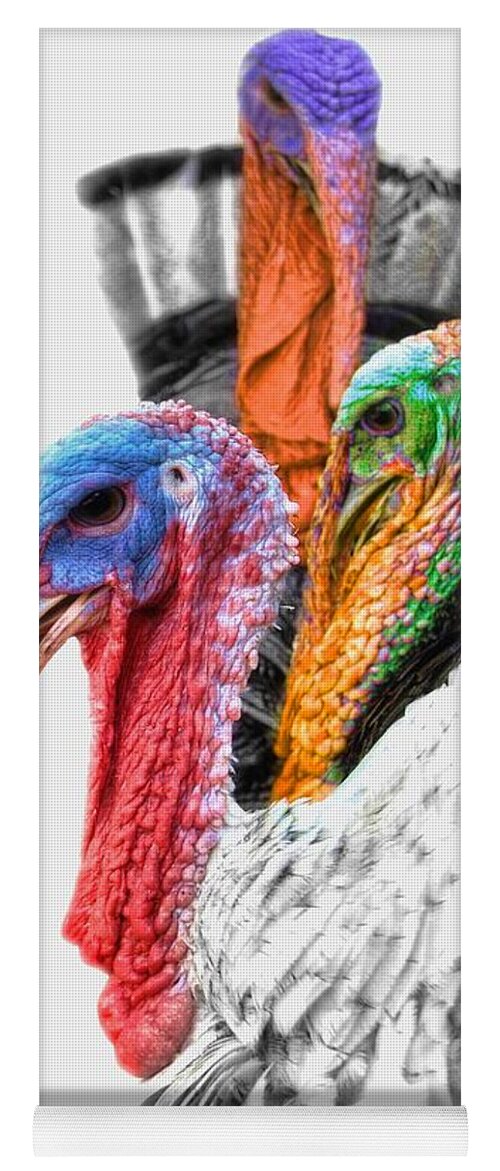 Yhun Suarez Yoga Mat featuring the photograph Turkeys Delight by Yhun Suarez