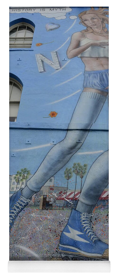 Wall Art Yoga Mat featuring the photograph Venice Beach Wall Art 9 by Bob Christopher