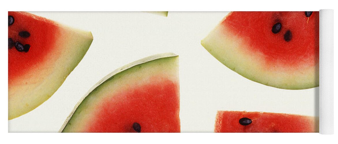 Watermelon Yoga Mat featuring the photograph Watermelon by Photo Researchers