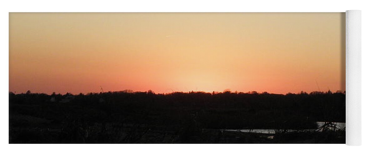 Sunset Yoga Mat featuring the photograph Westerly RI sunset by Kim Galluzzo Wozniak