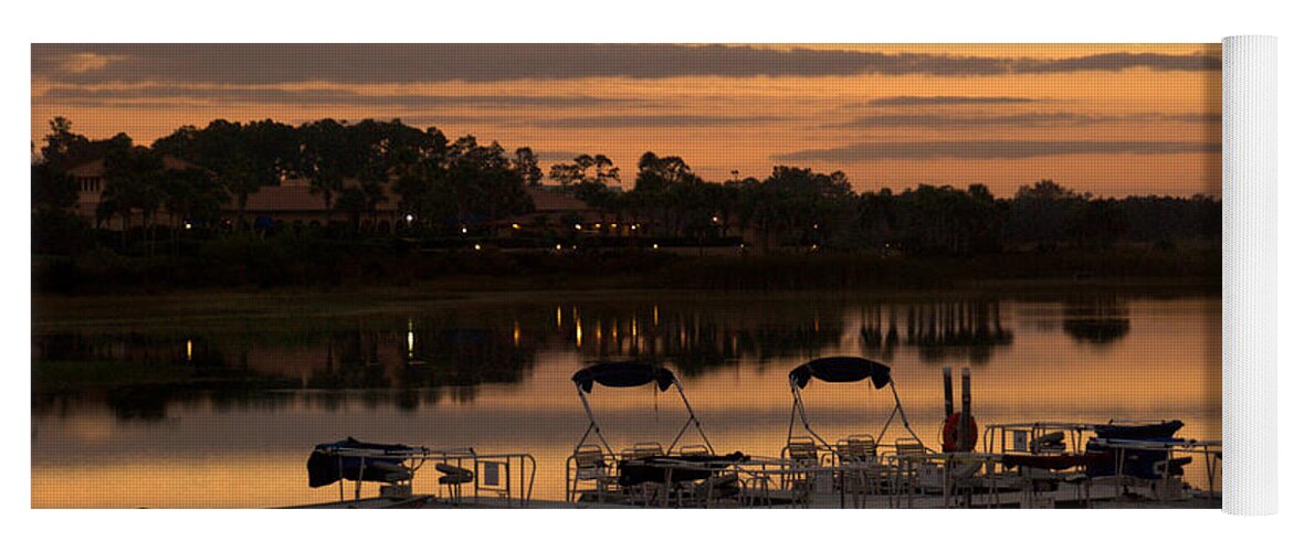 Westgate Lakes Yoga Mat featuring the photograph Westgate Lakes by Trish Tritz