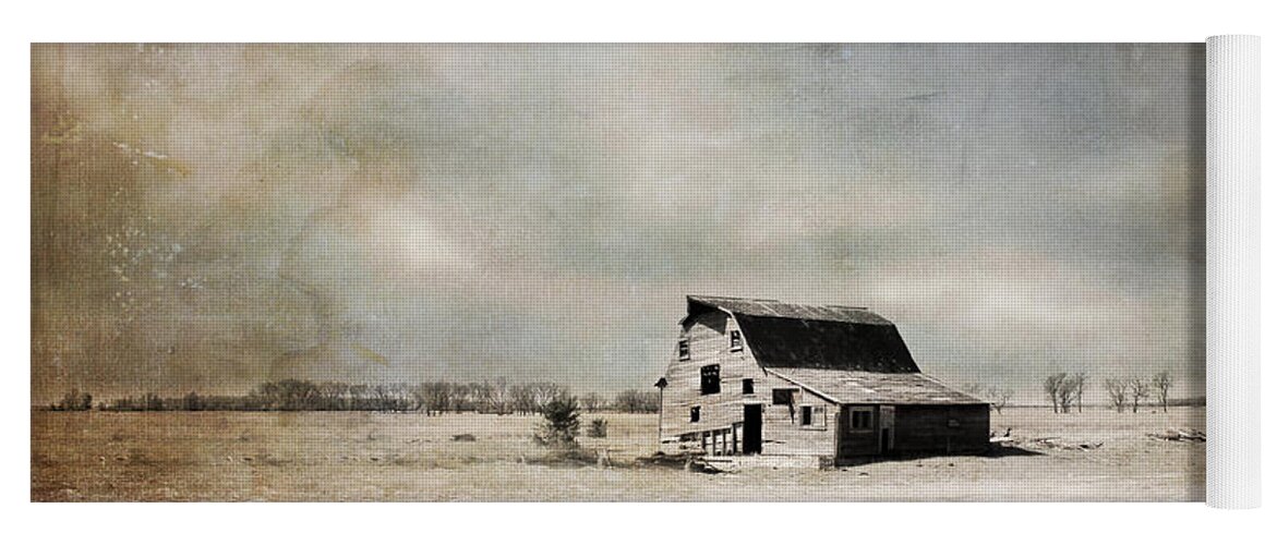 Barn Yoga Mat featuring the photograph Wide Open Spaces by Julie Hamilton