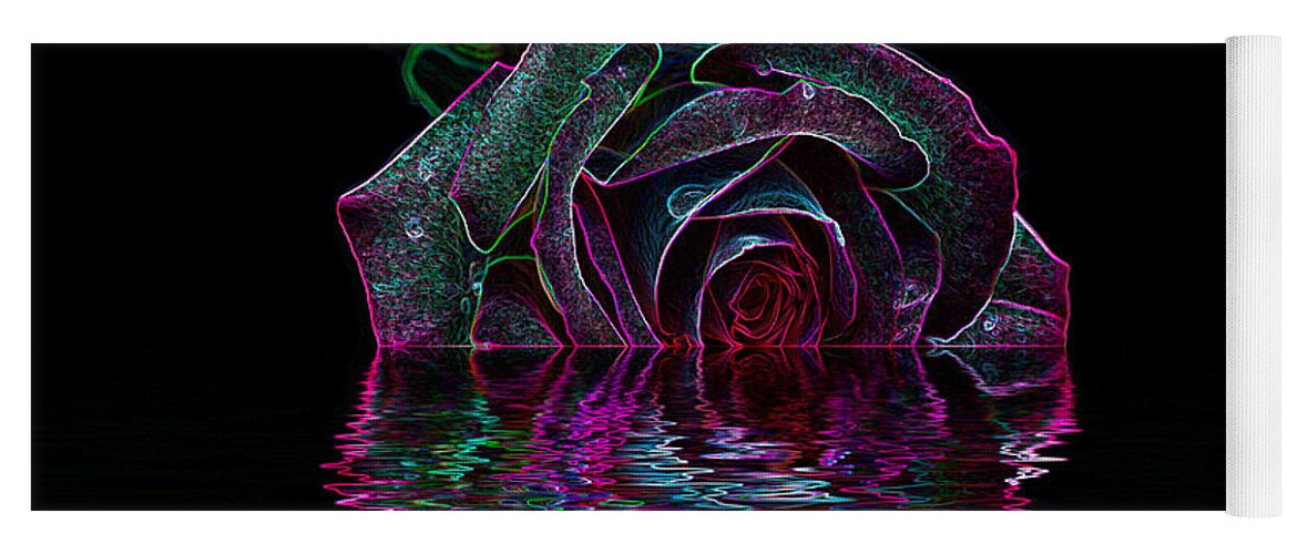 Flowers & Plants Yoga Mat featuring the photograph With a Glow by Doug Long