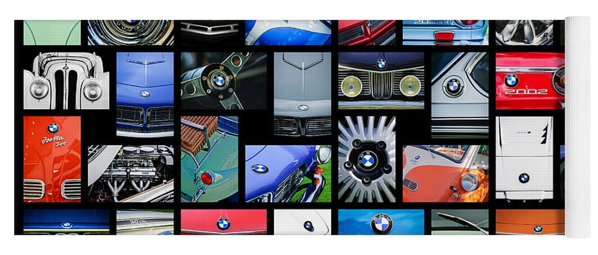  Bmw Art Yoga Mat featuring the photograph BMW Art -01 by Jill Reger