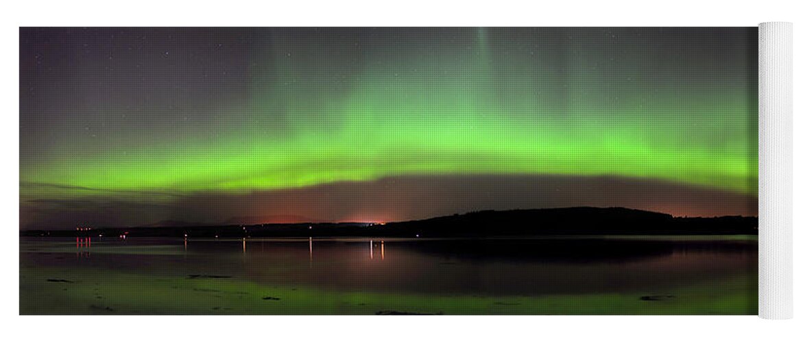 Aurora Borealis Yoga Mat featuring the photograph  Northern Lights by Macrae Images