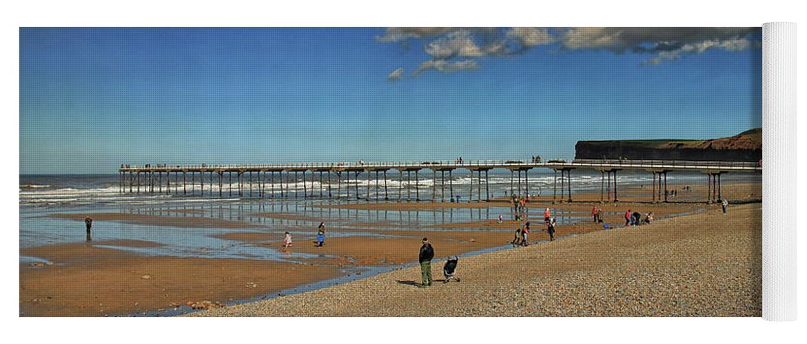 Seaside Yoga Mat featuring the photograph A Day At The Seaside #1 by Jeff Townsend