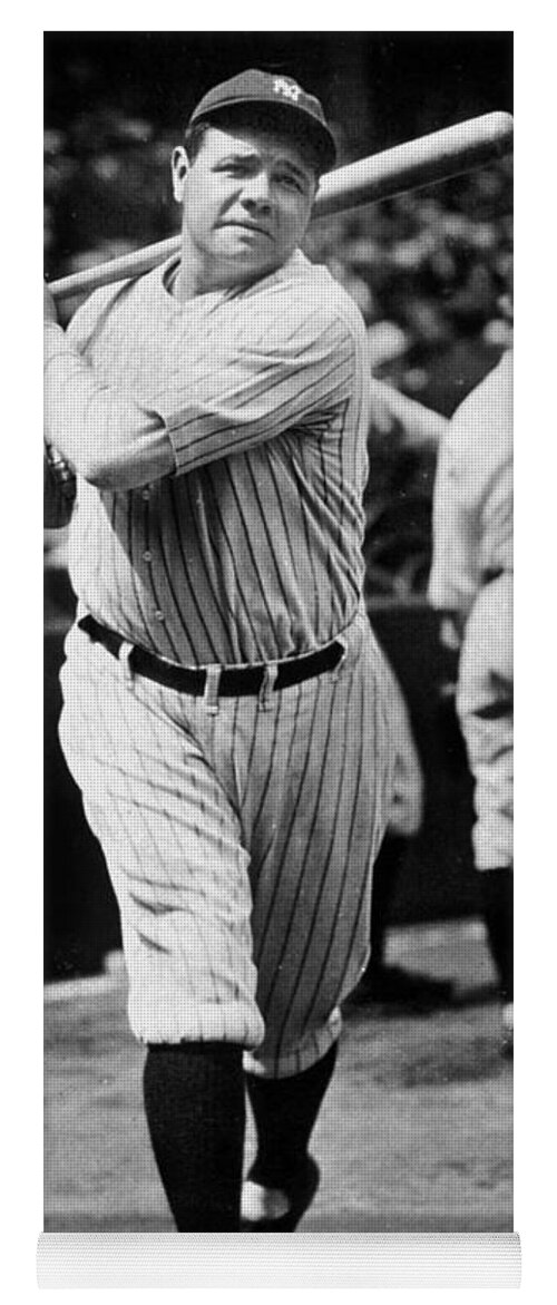Babe Ruth Yoga Mat featuring the photograph Babe Ruth by American School