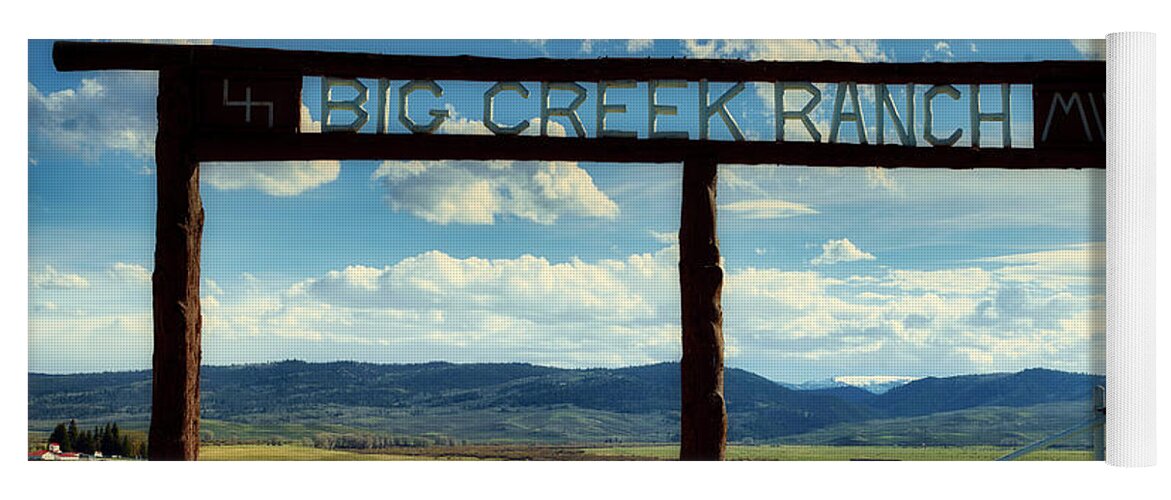 Big Creek Ranch Yoga Mat featuring the photograph Big Creek Ranch #1 by Mountain Dreams