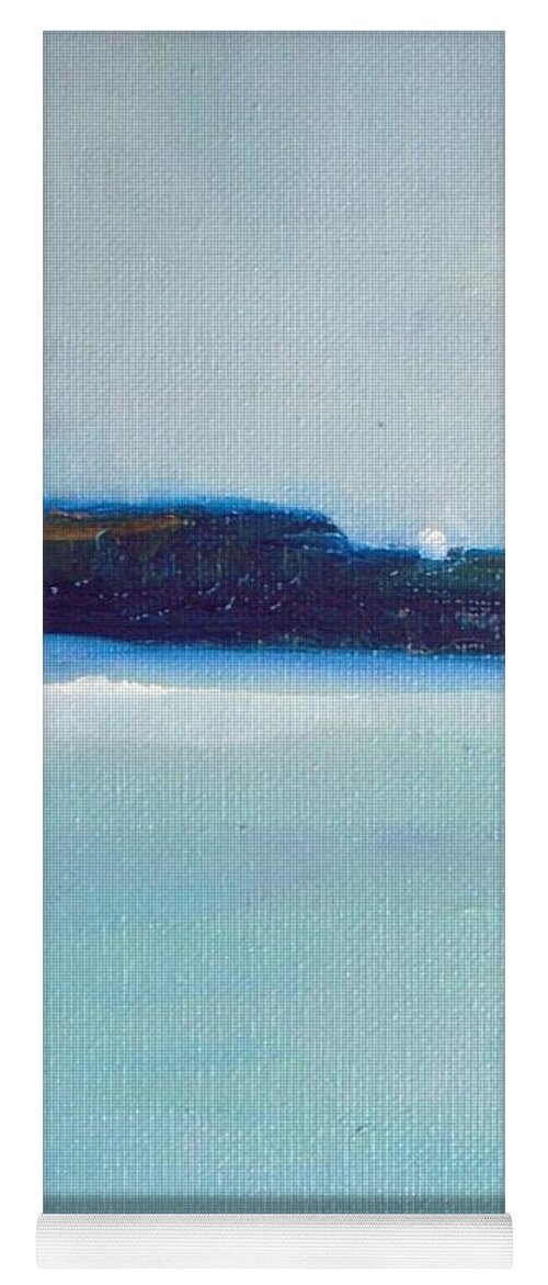Ocean Yoga Mat featuring the painting Blue Coast by Vesna Antic