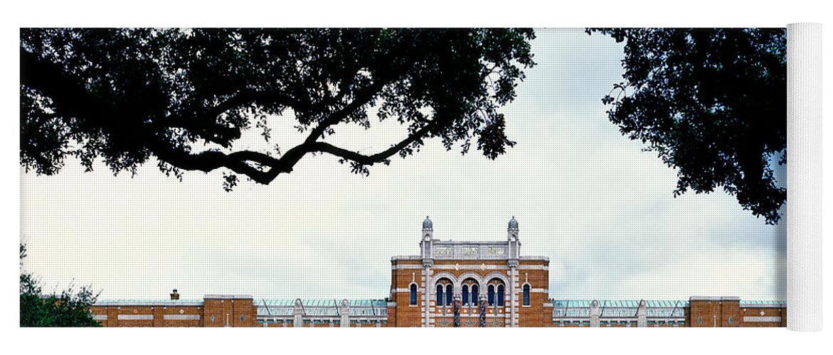 Hdr Yoga Mat featuring the photograph Campus Of Rice University #2 by Mountain Dreams