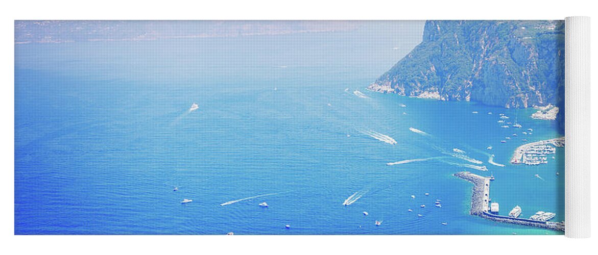 Capri Yoga Mat featuring the photograph Capri island, Italy #1 by Anastasy Yarmolovich
