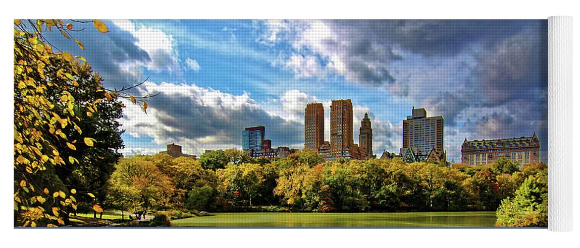 Central Park Yoga Mat featuring the photograph Central Park by Doolittle Photography and Art